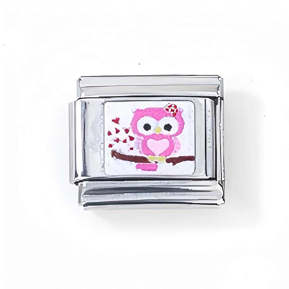 Wholesale 10pcs Italian Charm Bracelet 9mm DIY Splicing English Star Moon Stainless Steel Composable Bracelet