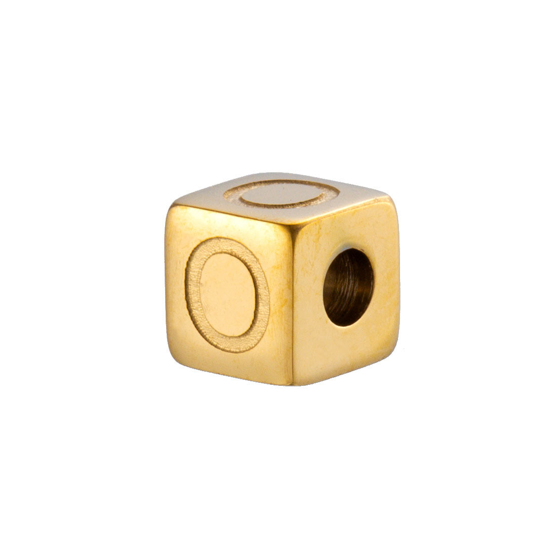 Wholesale 26 English Alphabet Accessories Geometric Stainless Steel Gold Sugar Jewelry Accessories