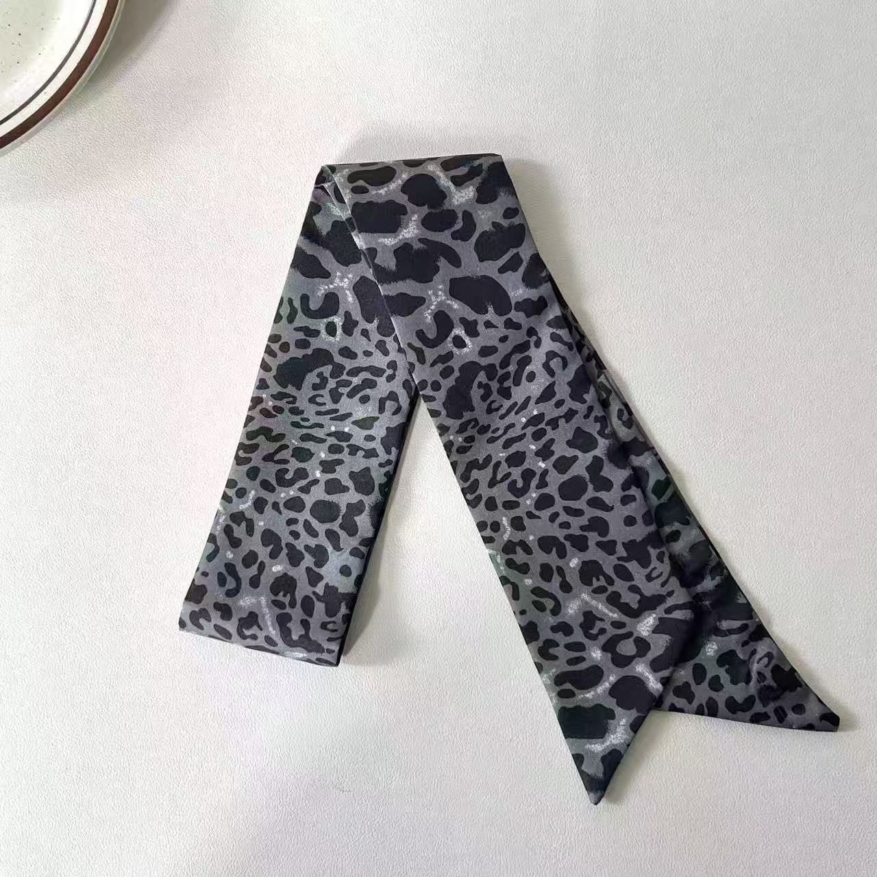 Wholesale Leopard print  Silk f 90* 6cm Large Square Scarf