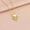 Wholesale Light Luxury Titanium Steel Zirconium Love Necklace Earrings Jewelry suit
