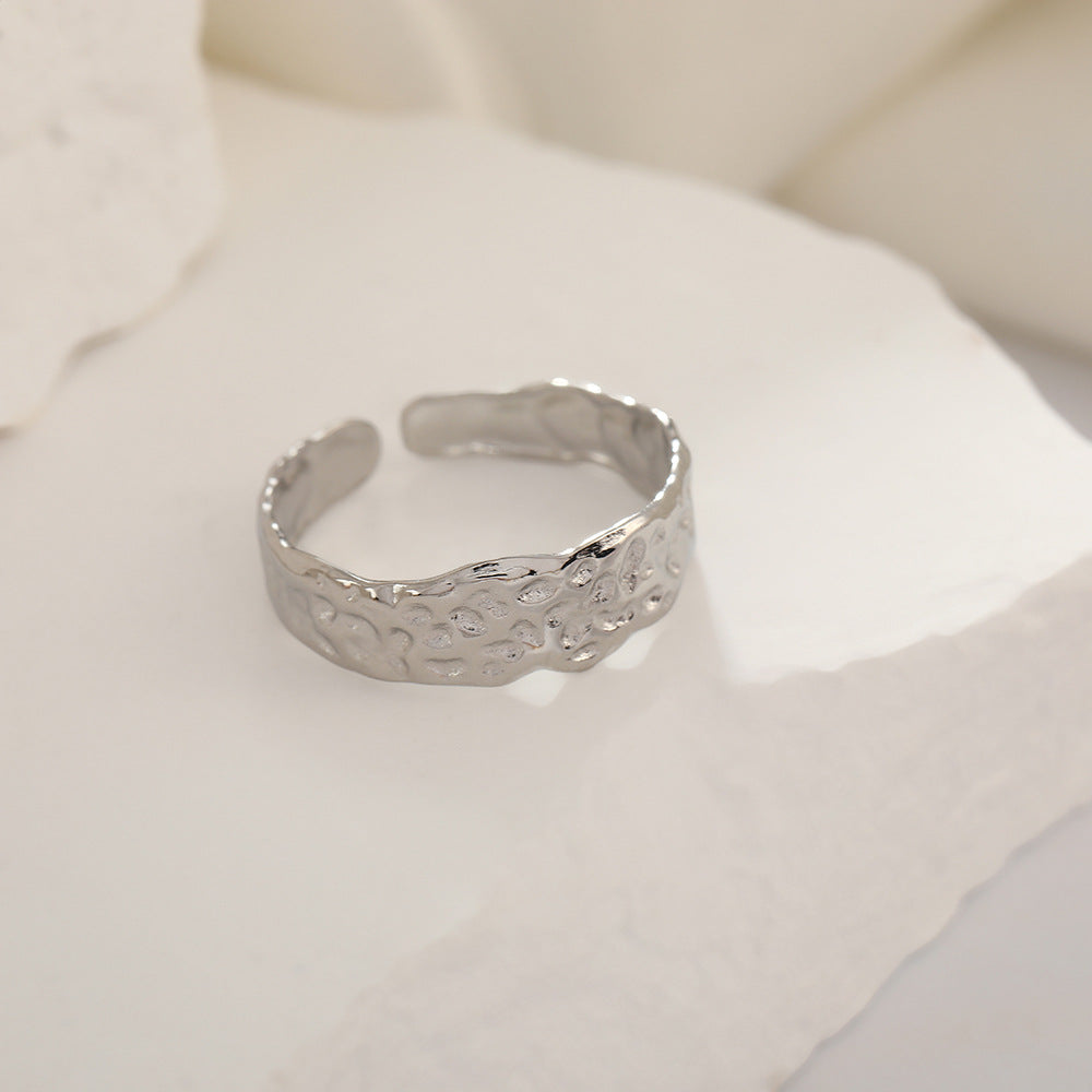 Wholesale Electroplated 18K Stainless Steel Loose Rings  ACC-RS-TaiMei007