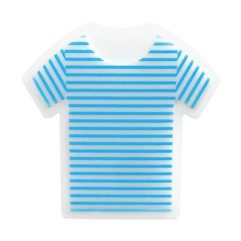 Wholesale 10pcs Summer T-shirt Food Grade Cartoon Beads Focal Beads DIY Accessories ACC-BDS-WDX069