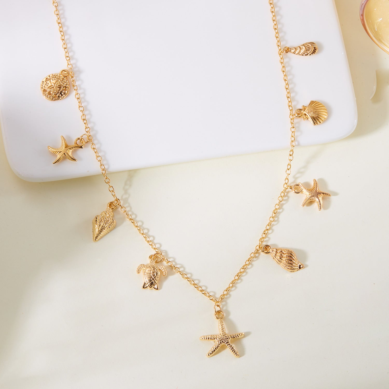 Wholesale  Shell Jewelry  Starfish Conch Shell Turtle  Necklace