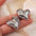 Wholesale  stainless steel non-fading jewelry big heart earrings