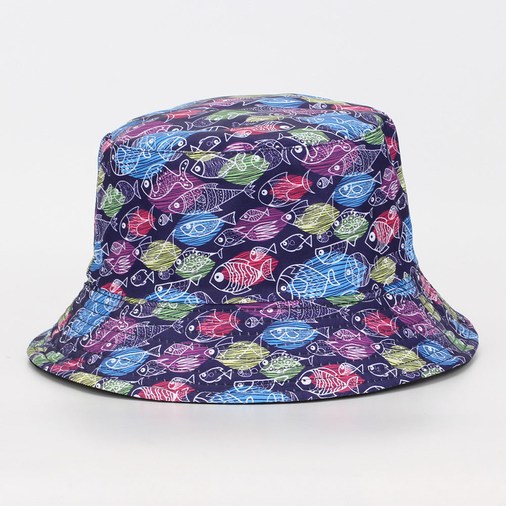 Wholesale  Animal Dinosaur Print Pattern Fisherman Hat Bucket Hat