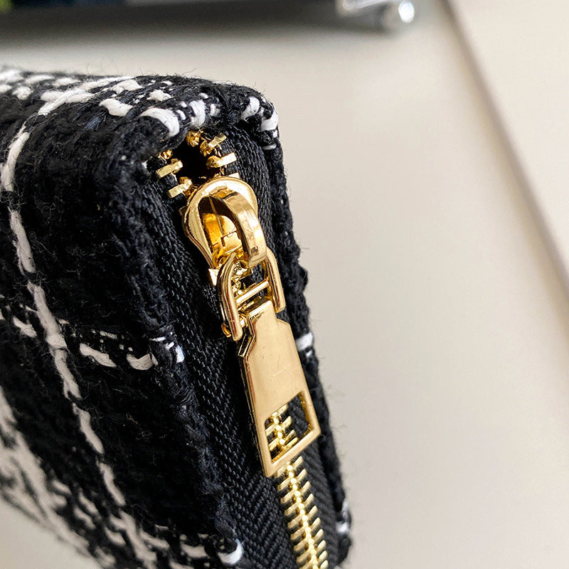 Wholesale Cotton and Linen Single Handle Clutch Wallet ACC-WT-Kuans005