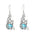 Wholesale mermaid tail jewelry suit clavicle chain earrings