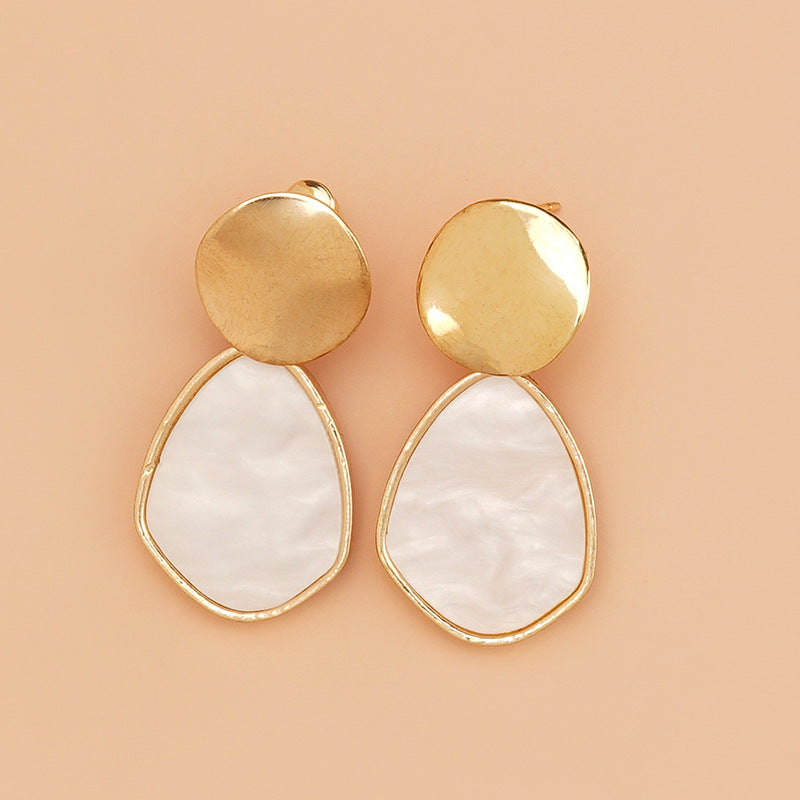 Wholesale Geometric Heart Acrylic Earrings - Stylish Fashion Accessory for Everyday Wear or Gift
