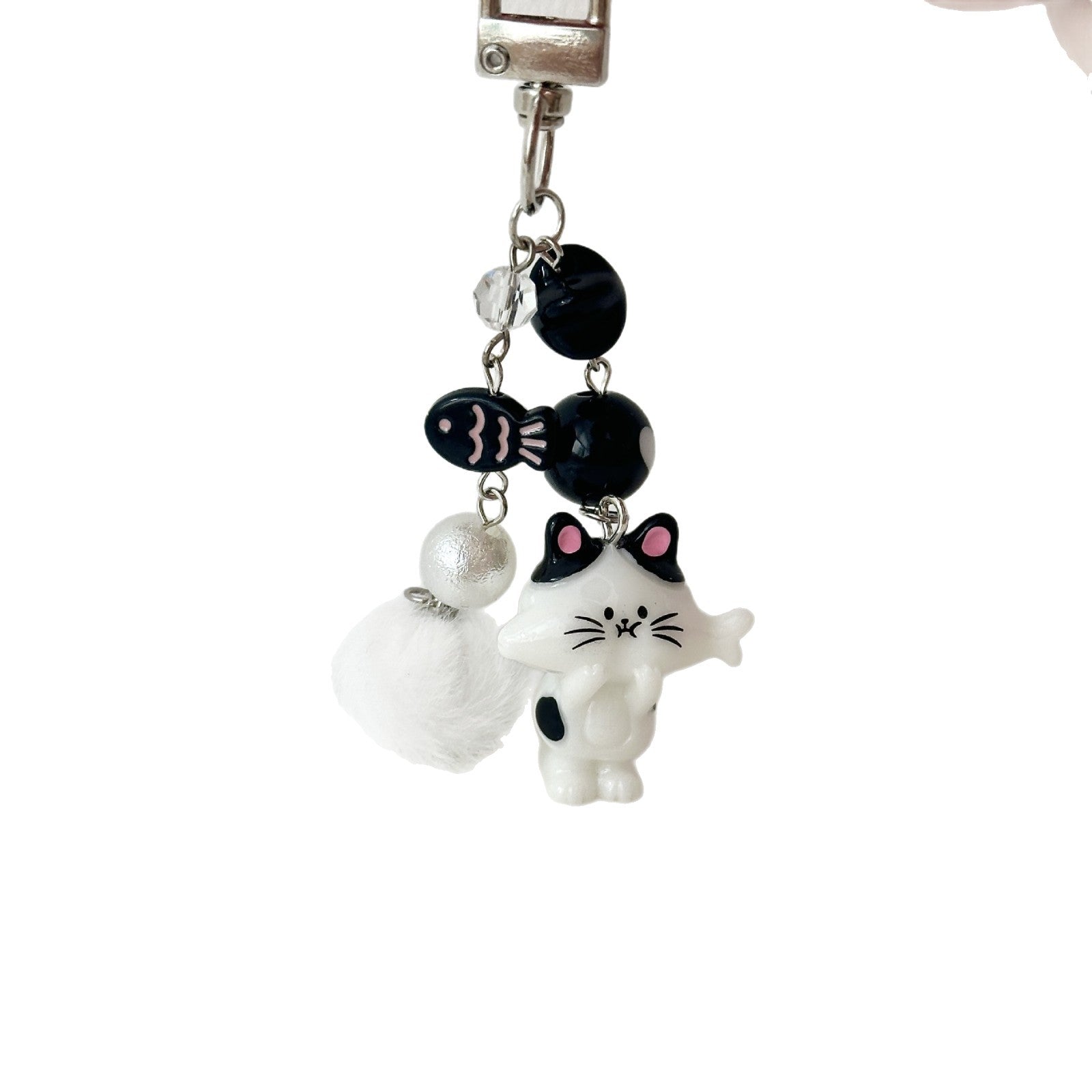 Wholesale  Cute Cartoon Loved Cat Keychain