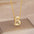 Wholesale Brass Glow Balloon Bubble Cute Chubby 26 English silver Letter Pendant Necklace