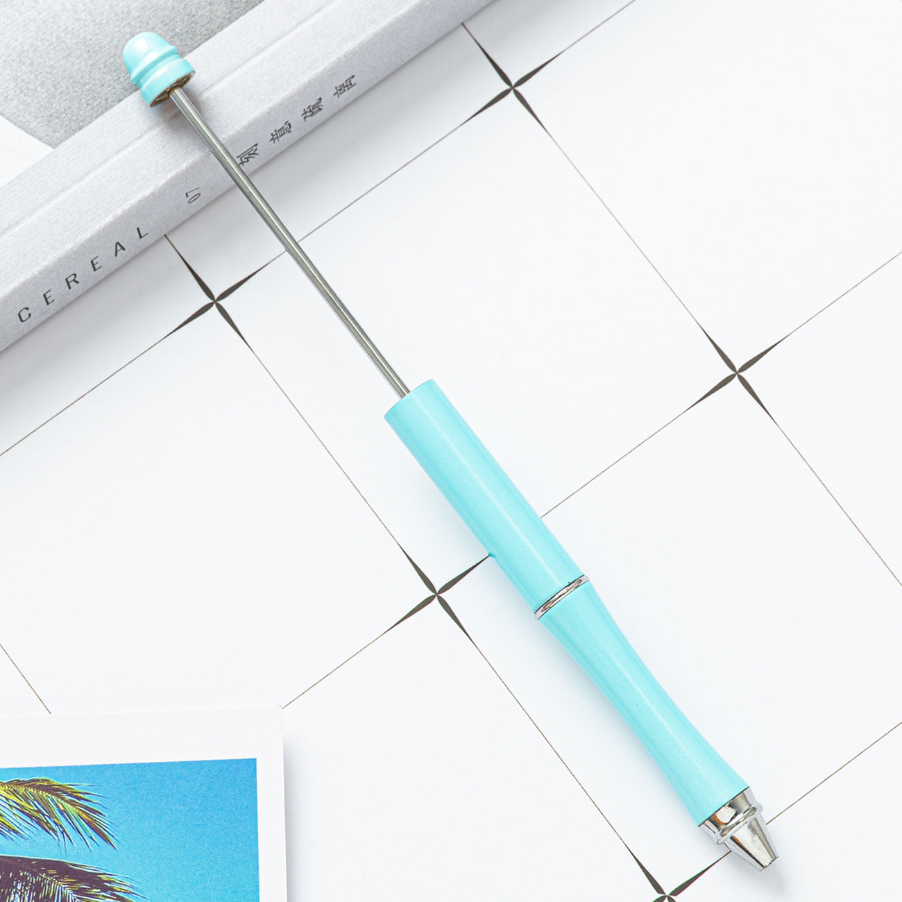 Wholesale Beadable Pens Metal Gradient Color DIY Bead Pens ACC-PN-HuaH052