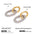 Wholesale  stainless steel color matching circle earrings