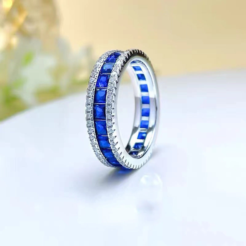 Wholesale S925 Silver Fine Crafted Full Diamond Micro Inlaid Rings ACC-RS-LLT002