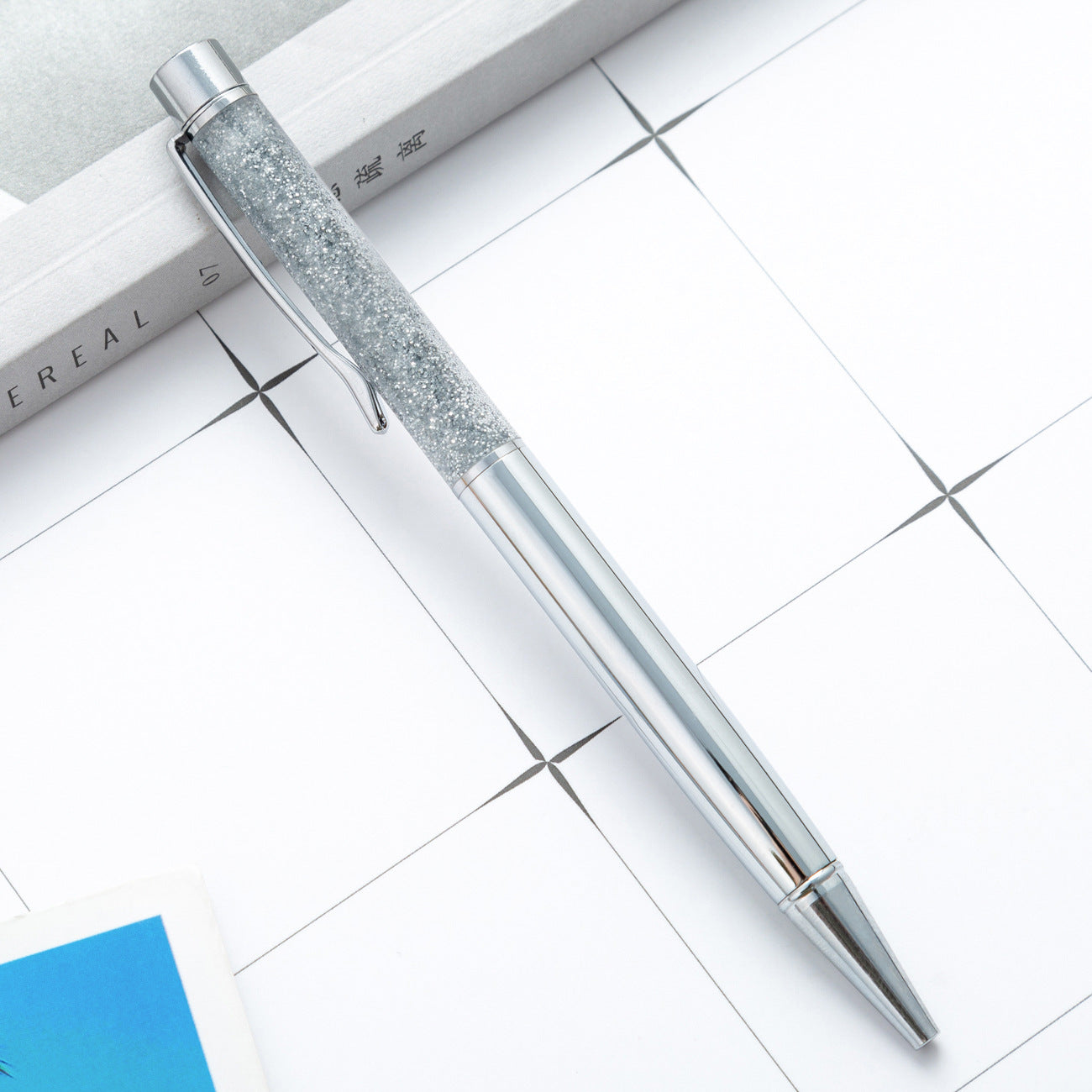 Wholesale Colorful Gold Powder Quicksand Pen Oil Pen ACC-PN-HuaHao002