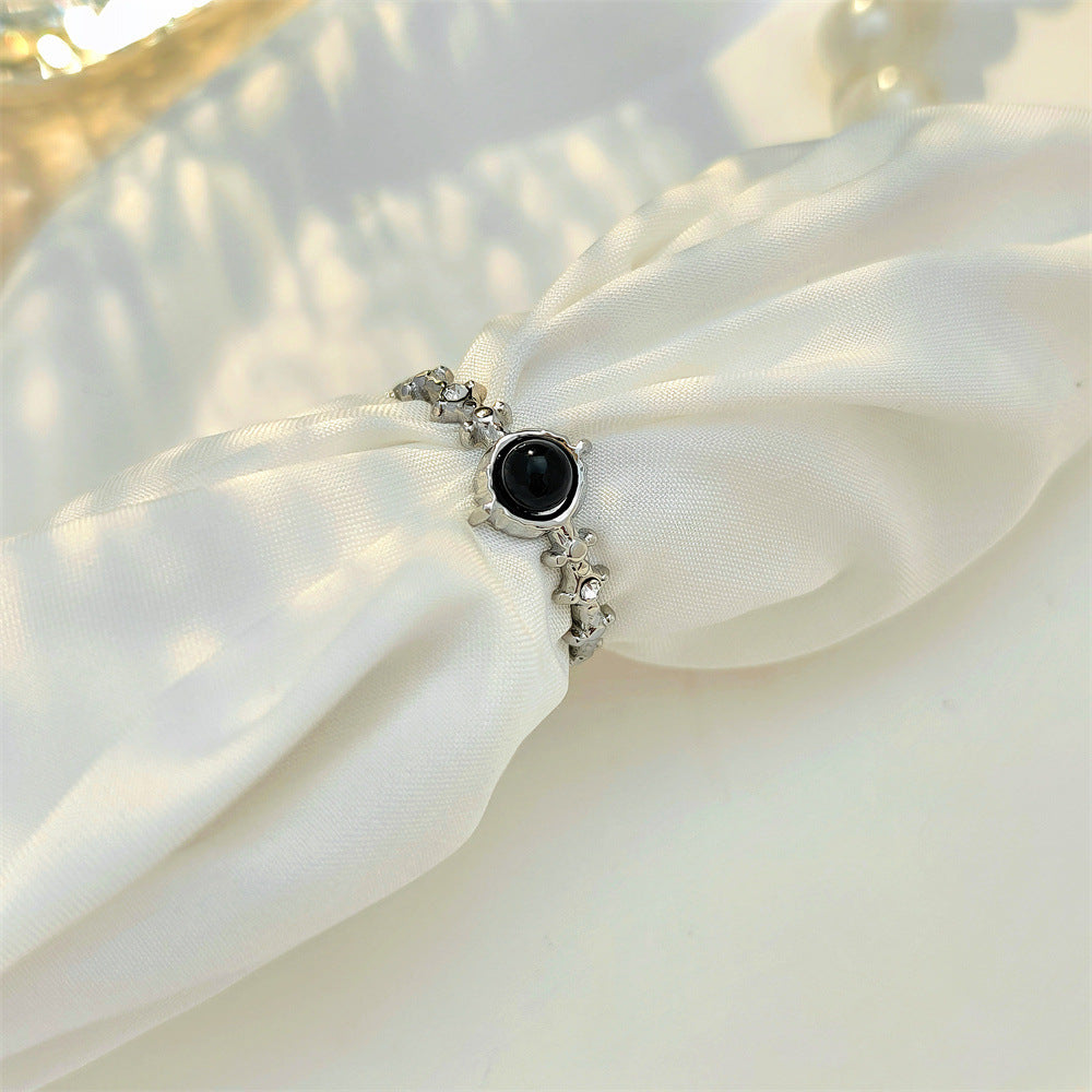 Wholesale Irregular Vintage Open Adjustable Ring Stainless Steel Rings ACC-RS-TaiMei002