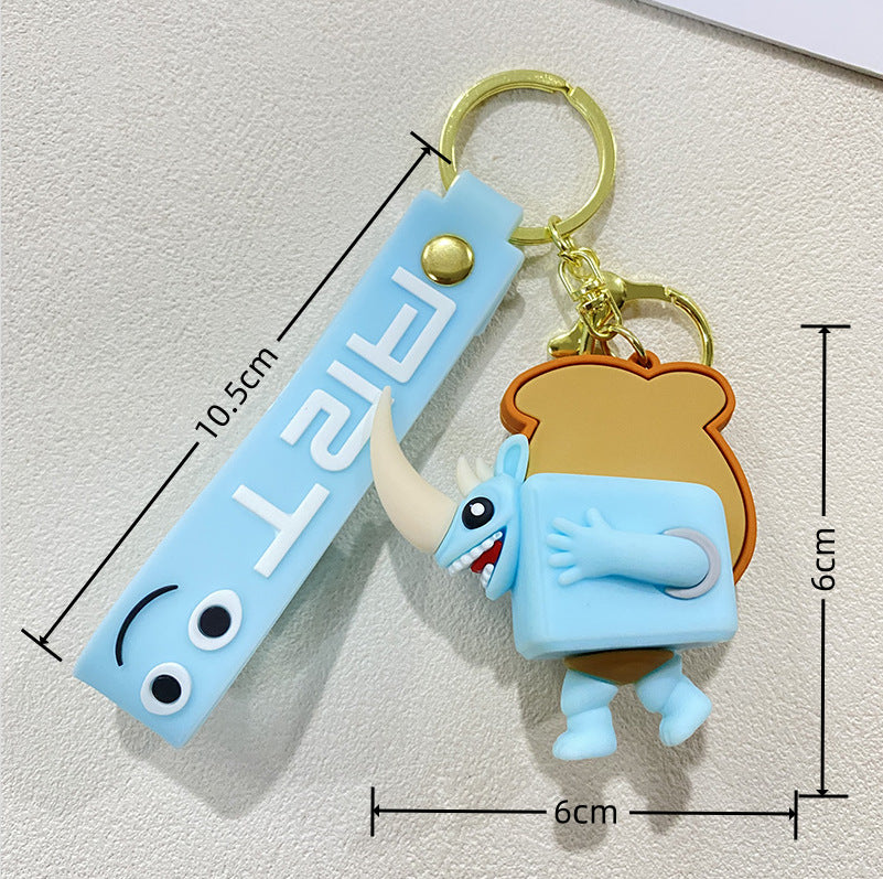 Wholesale Soft  Doll Wooden Stick Keychain ACCVIP
