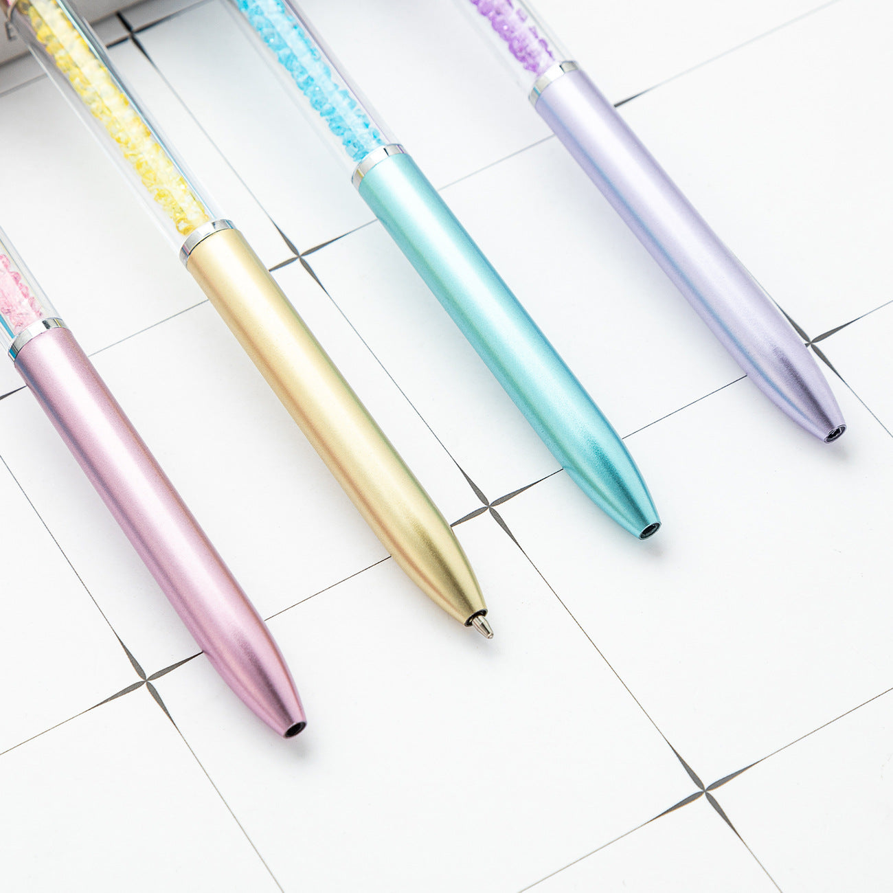Wholesale Plastic Bow Pen Multi Color Crystal Pen ACC-PN-HuaH041