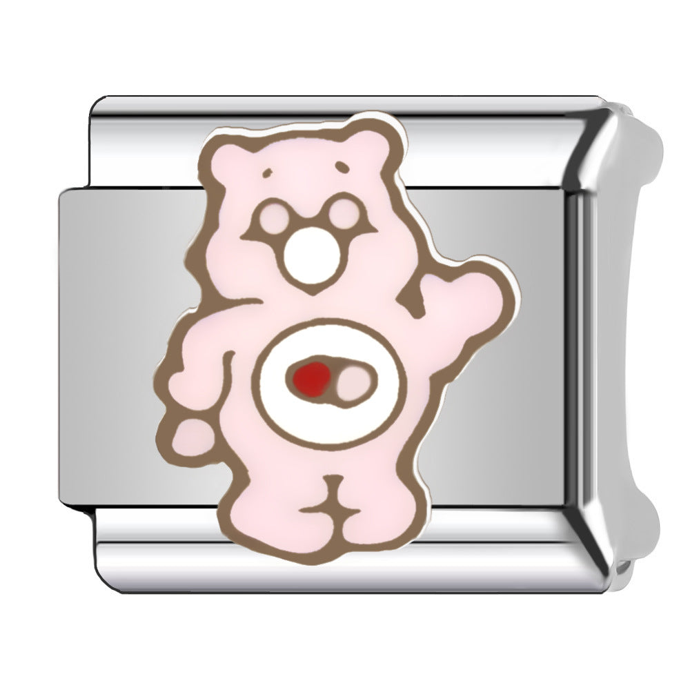 Wholesale  Italian Charm Bracelet 9mm DIY Splicing  Creative Stainless Steel Composable Bracelet