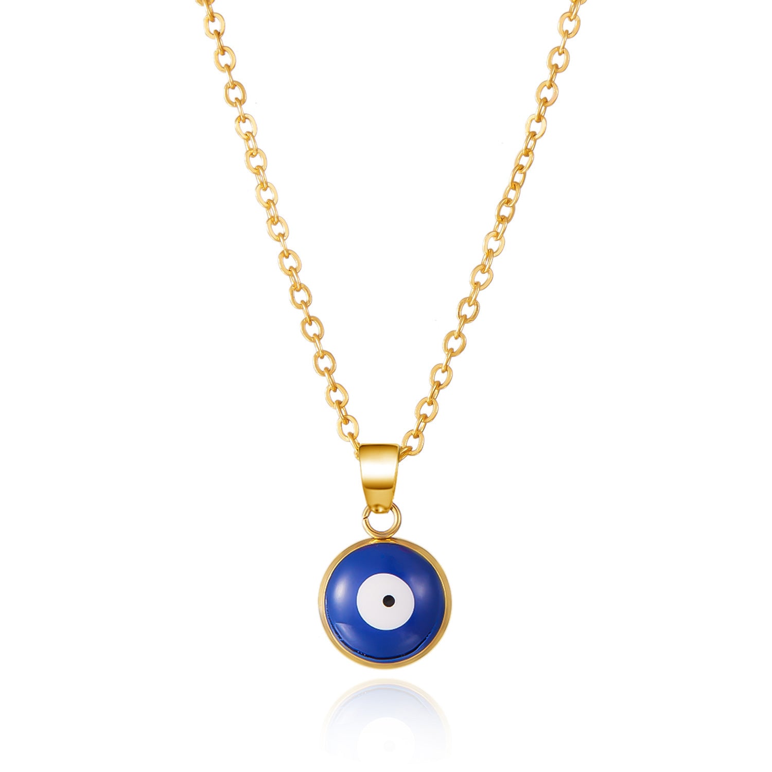 Wholesale  eye necklace blue eyes devil's eye card neck chain necklace