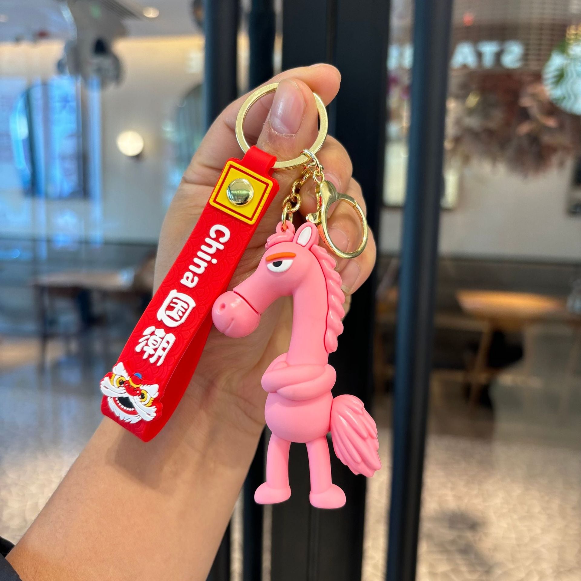 Wholesale Year of the Horse Mascot  Pendant Doll Keychain