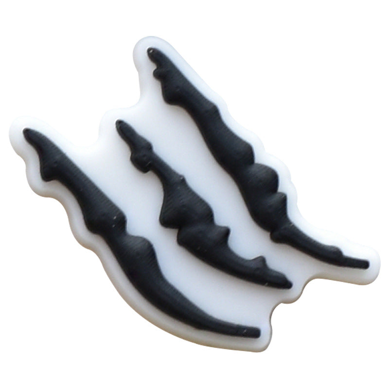 Wholesale Random 100pcs Small Animal PVC Soft Rubber Shoe Buckle Decoration ACC-SC-RYY056