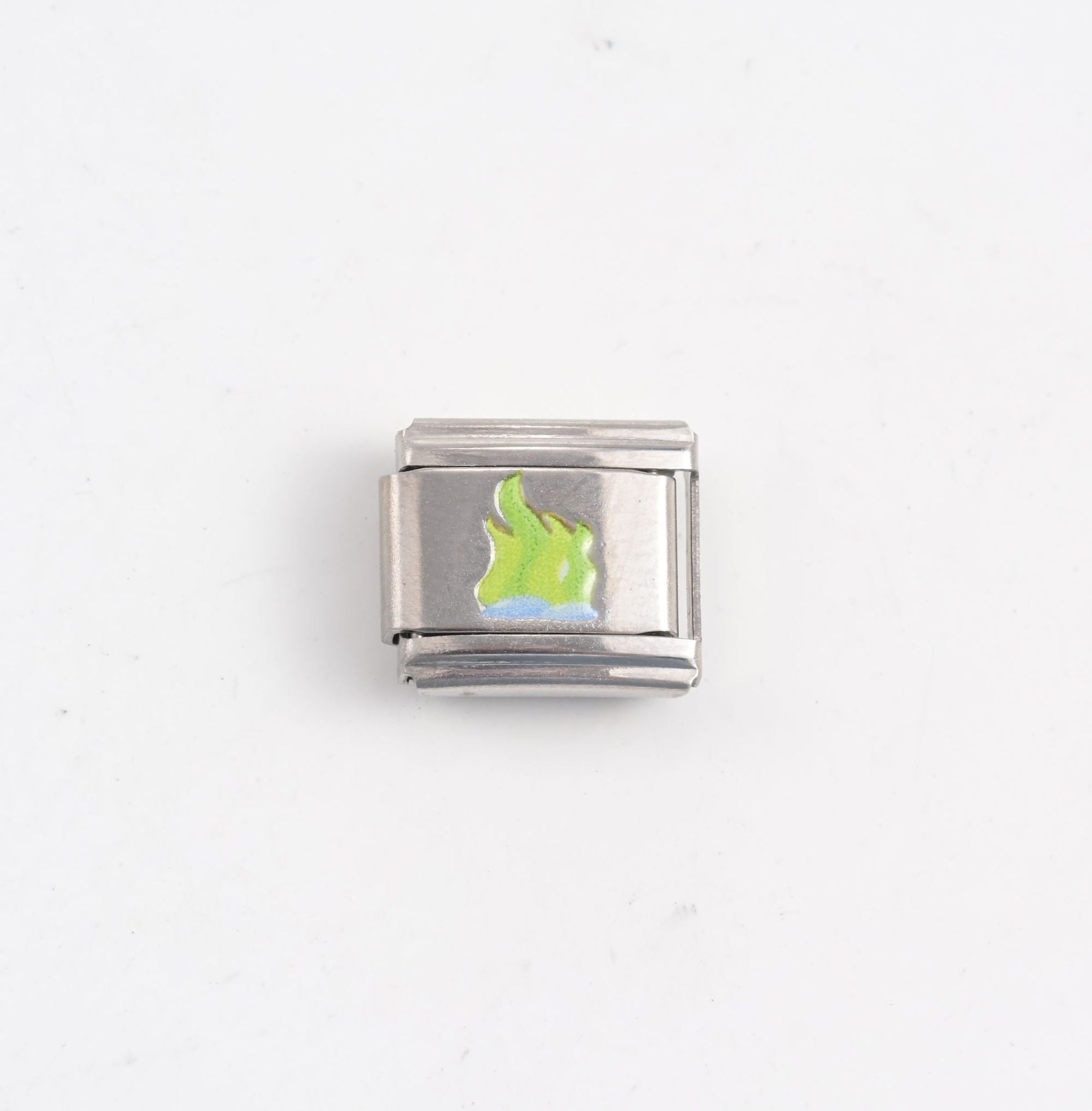 Wholesale Stainless Steel Modular Bracelet with UV Printed Pattern,  DIY Fashion Accessory for Everyday Wear
