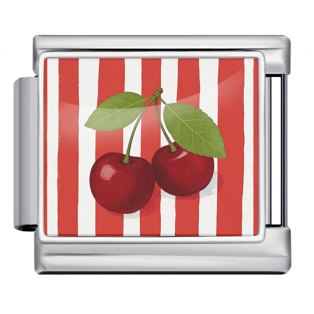 Wholesale 9mm Italian Charm Starter Bracelets DIY square Single Section Creative Stainless Steel Composable Bracelet