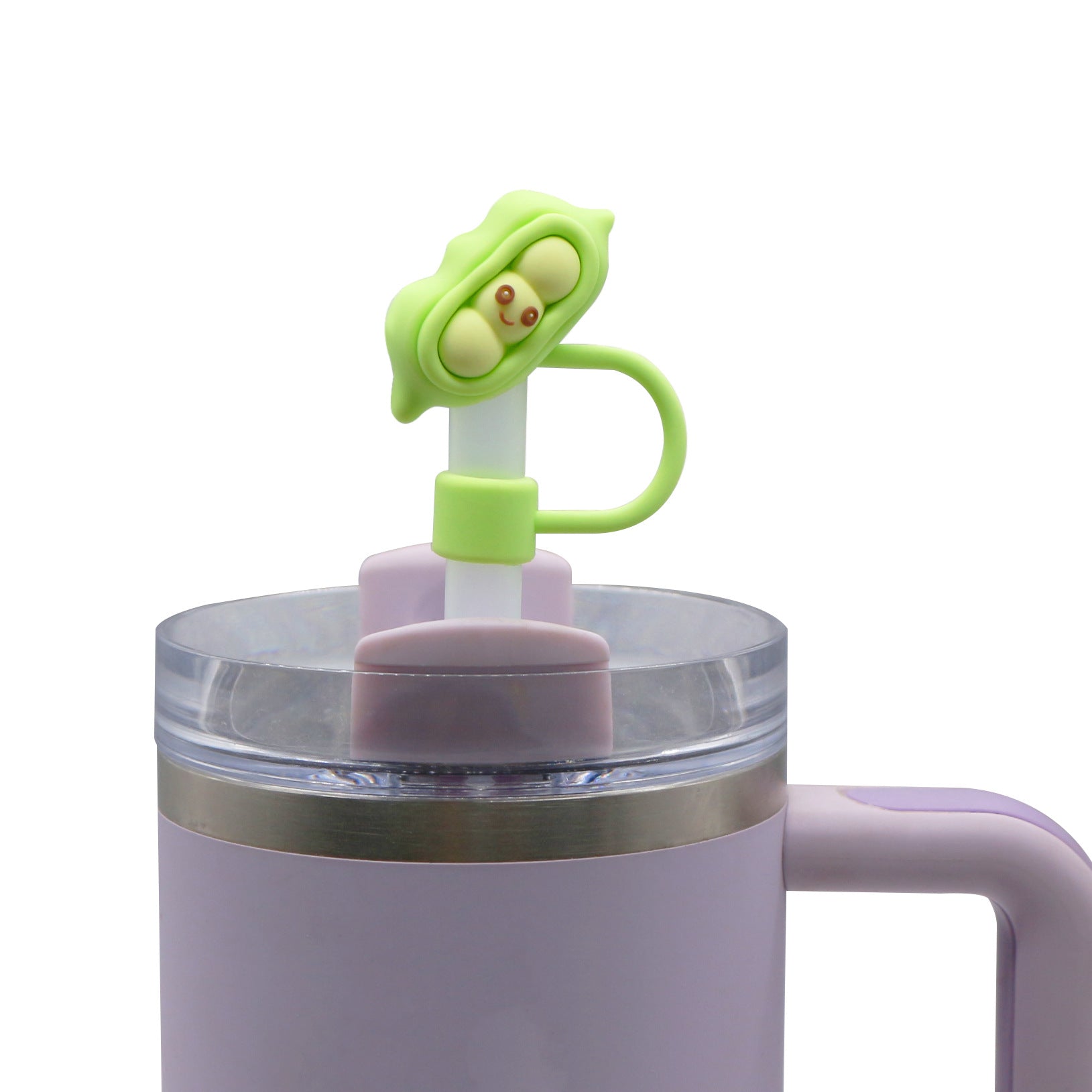 Wholesale Cute Star And Moon PVC Straw Cover Caps 8Mm Detachable Reusable Sleeve For Tumblers Party Favor