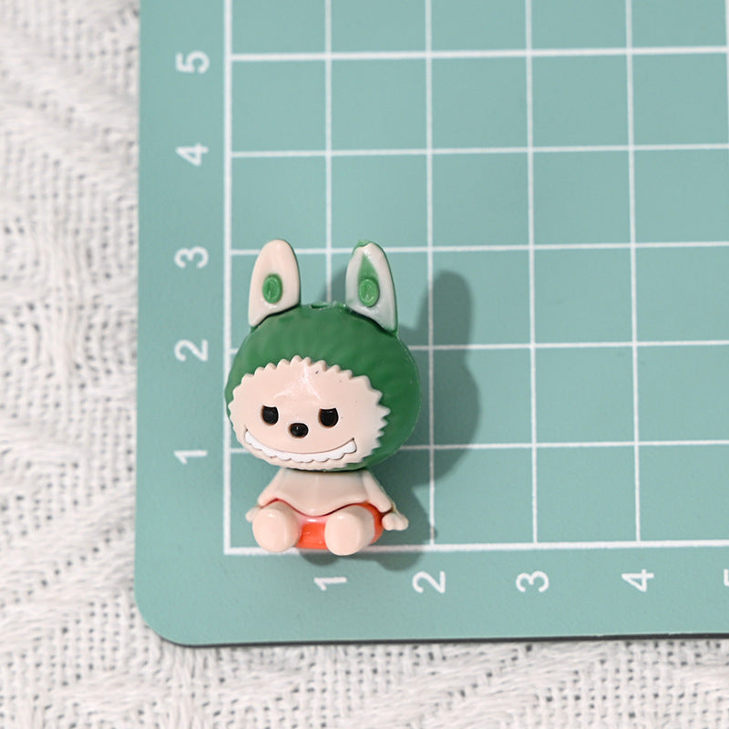 Wholesale 10pcs Rubber Cute Cartoon  DIY Bead Accessories