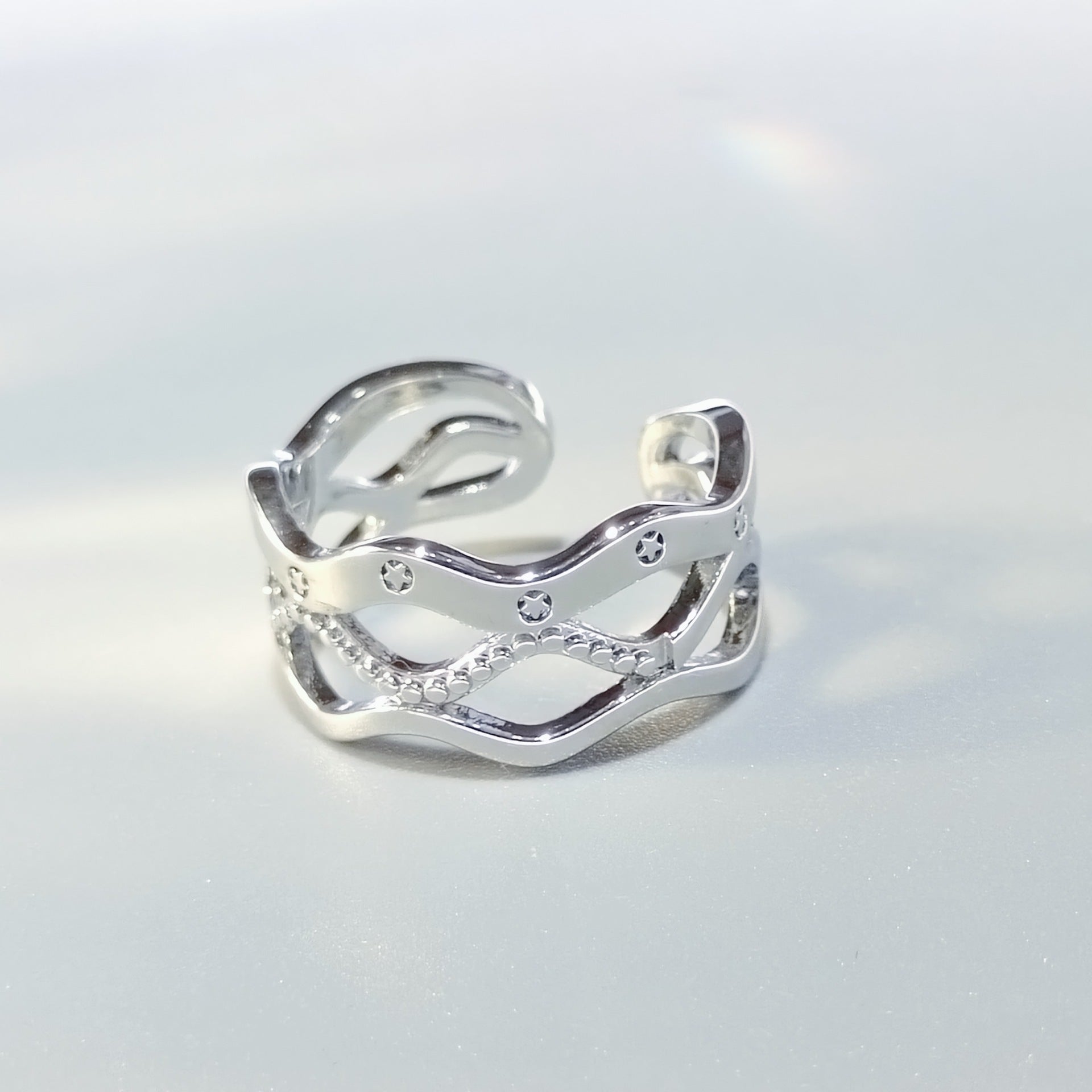 Wholesale index finger line open ring