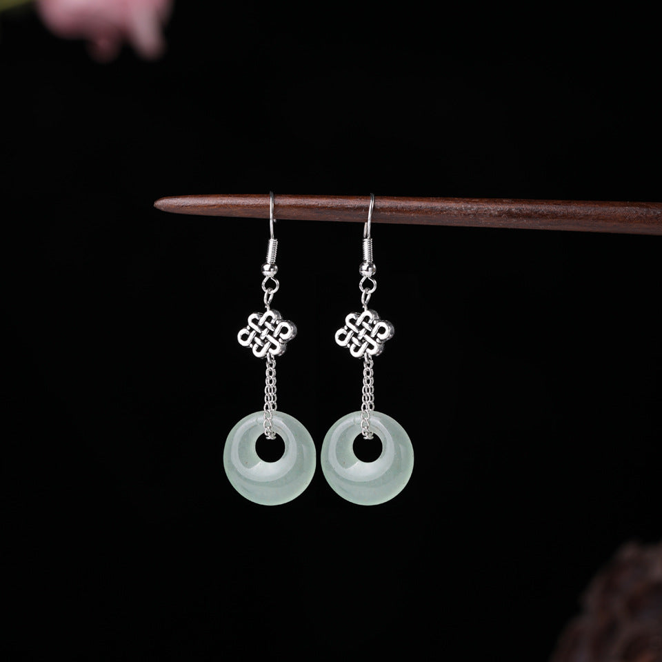 Wholesale  retro ethnic style blue turquoise earrings