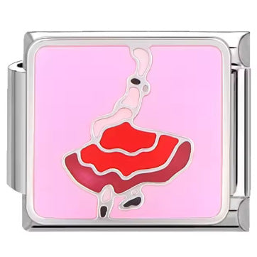 Wholesale Italian Charm Bracelet 9mm DIY Splicing English Style Stainless Steel Composable Bracelet