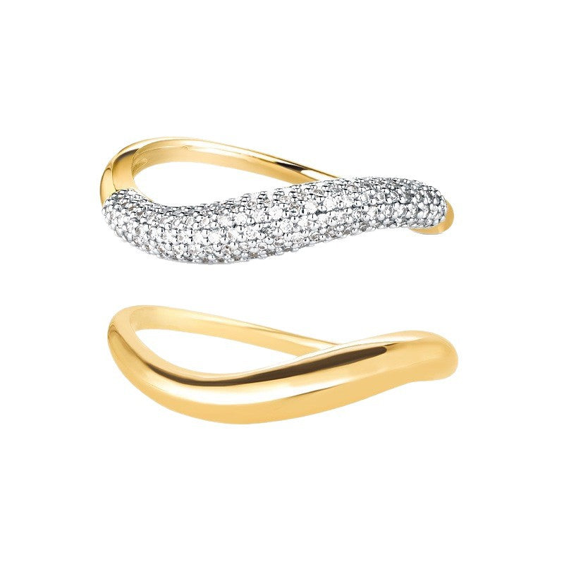 Wholesale S925 Silver Oval Zircon Ring Sparkling Women S Chic Jewelry Accessory