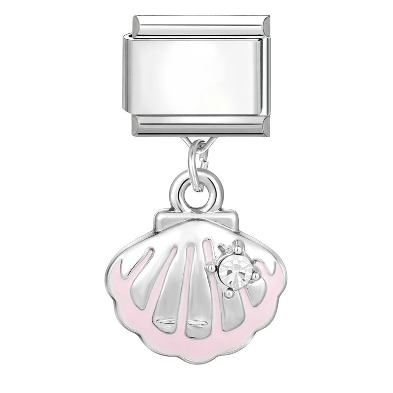 Wholesale 2PCS 9mm Italian Charm Starter Bracelets DIY Pendant Stainless Steel Composable Bracelet