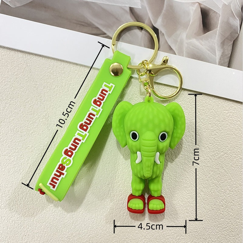 Wholesale Cute cartoon silicone keychain ACCVIP