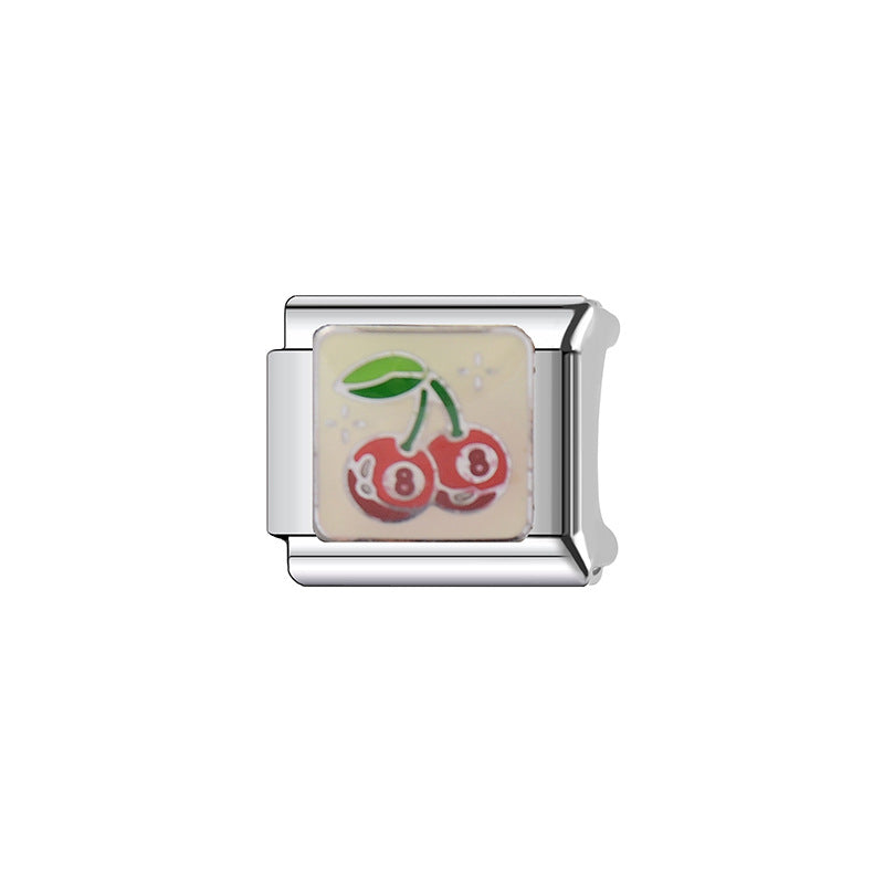 Wholesale Italian Charm Bracelet 9mm DIY Splicing Cute Creative Stainless Steel Composable Bracelet