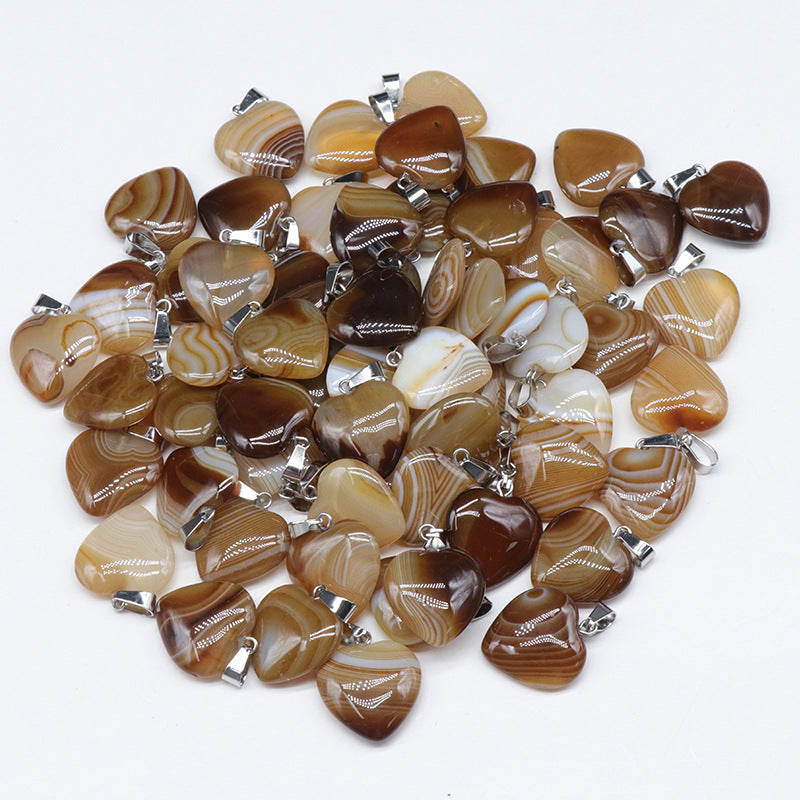 Wholesale Agate Colored Love Pendant ACC-PT-KeSuo006