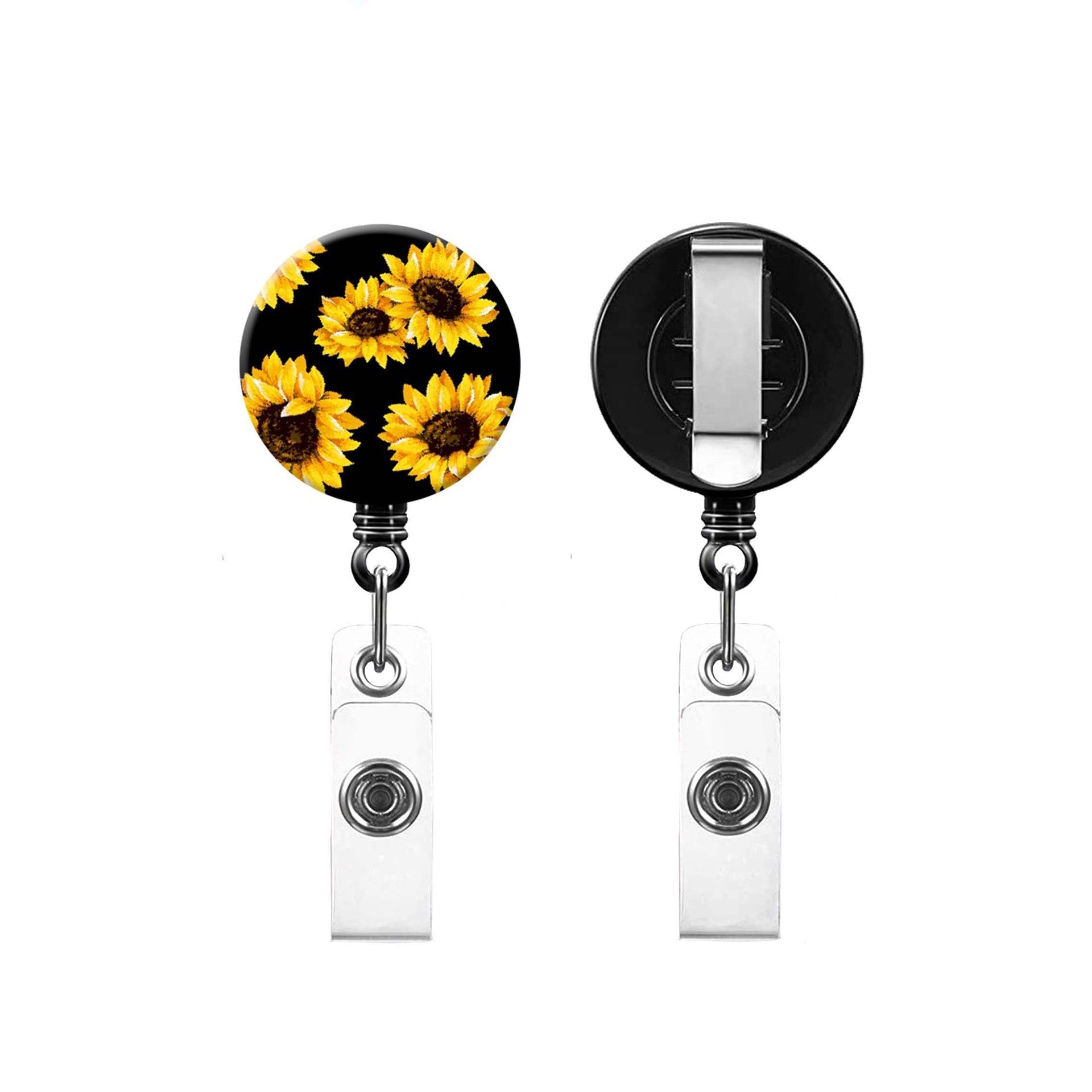Wholesale ABS Sunflower Telescoping Keychain