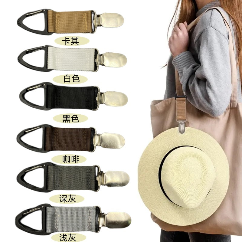 Wholesale Travel Hat Clip Outdoor Backpack Luggage Storage Clip Multipurpose Straw Hat ACC-HP-BangNi005