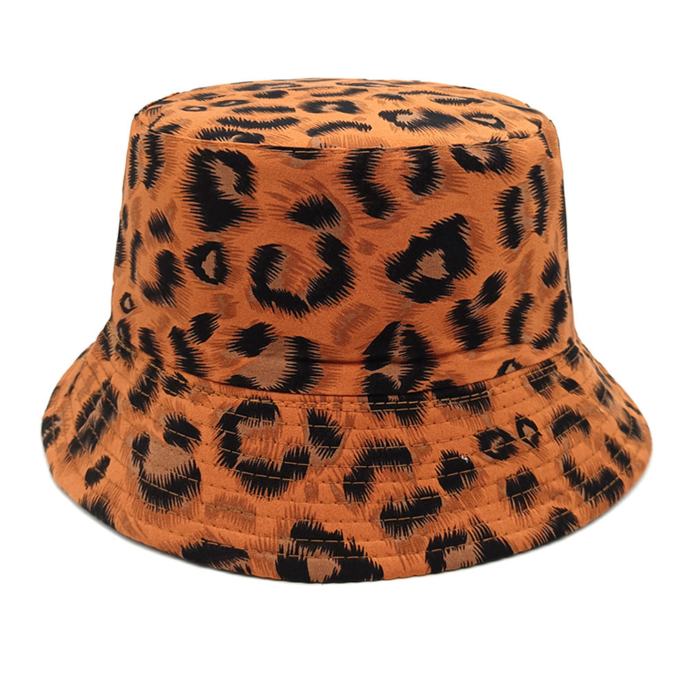 Wholesale  leopard print  basin hat bucket hat