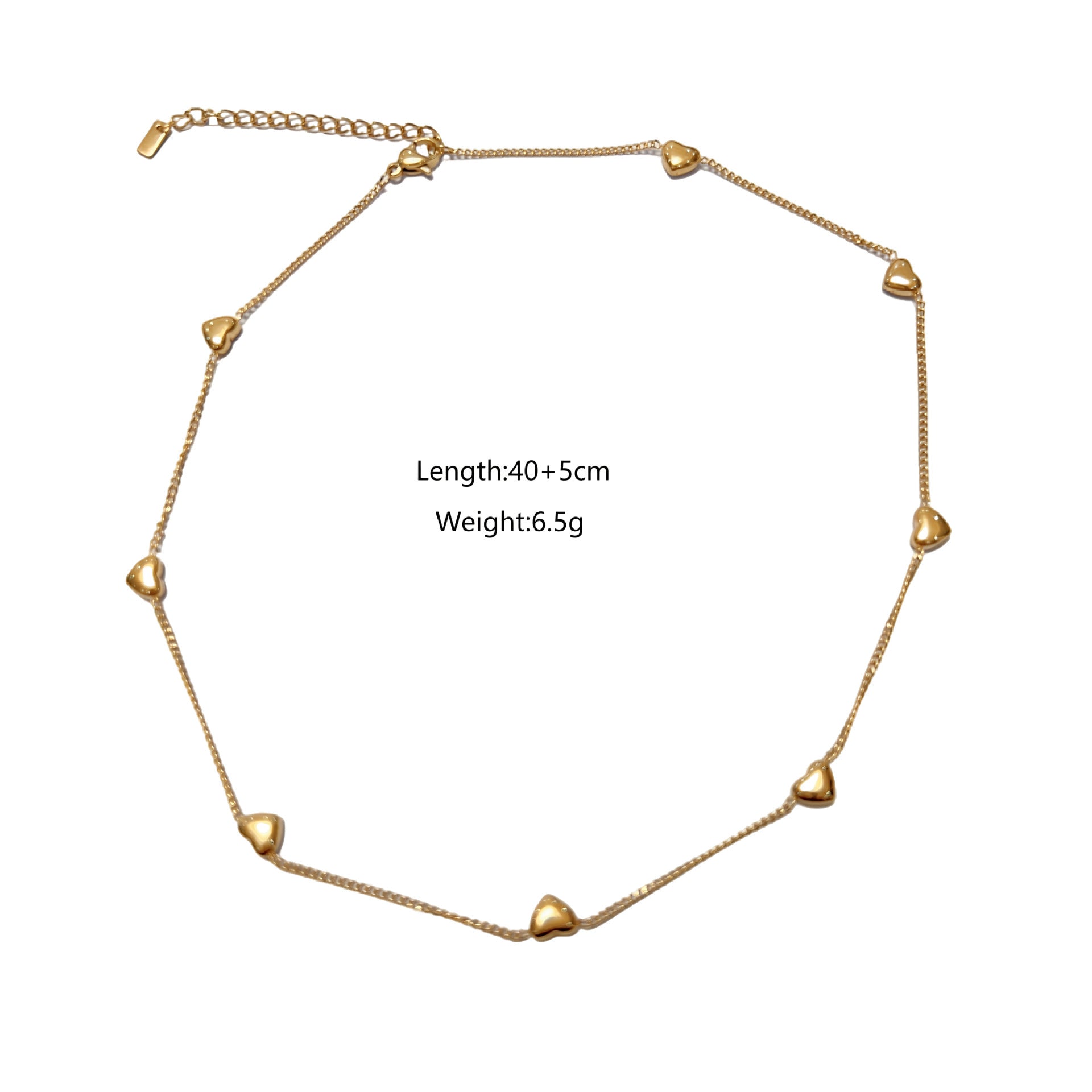 Wholesale Stainless Steel Color Dopamine Pearl Natural Stone Beaded Necklace