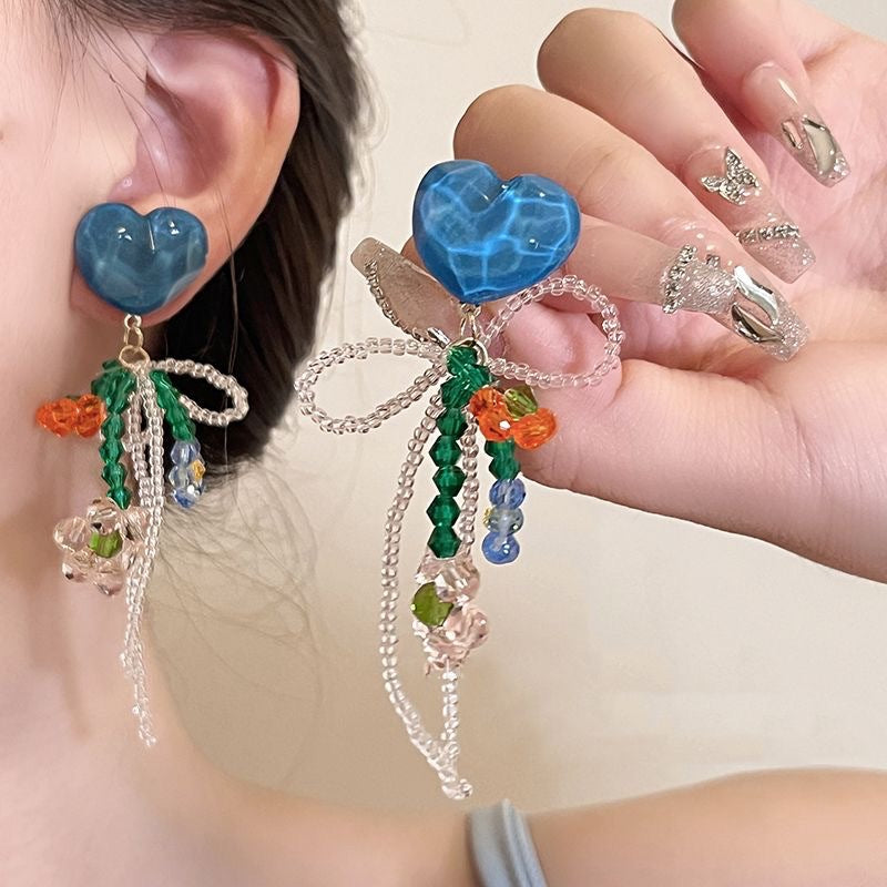 Wholesale Color Flower Earrings