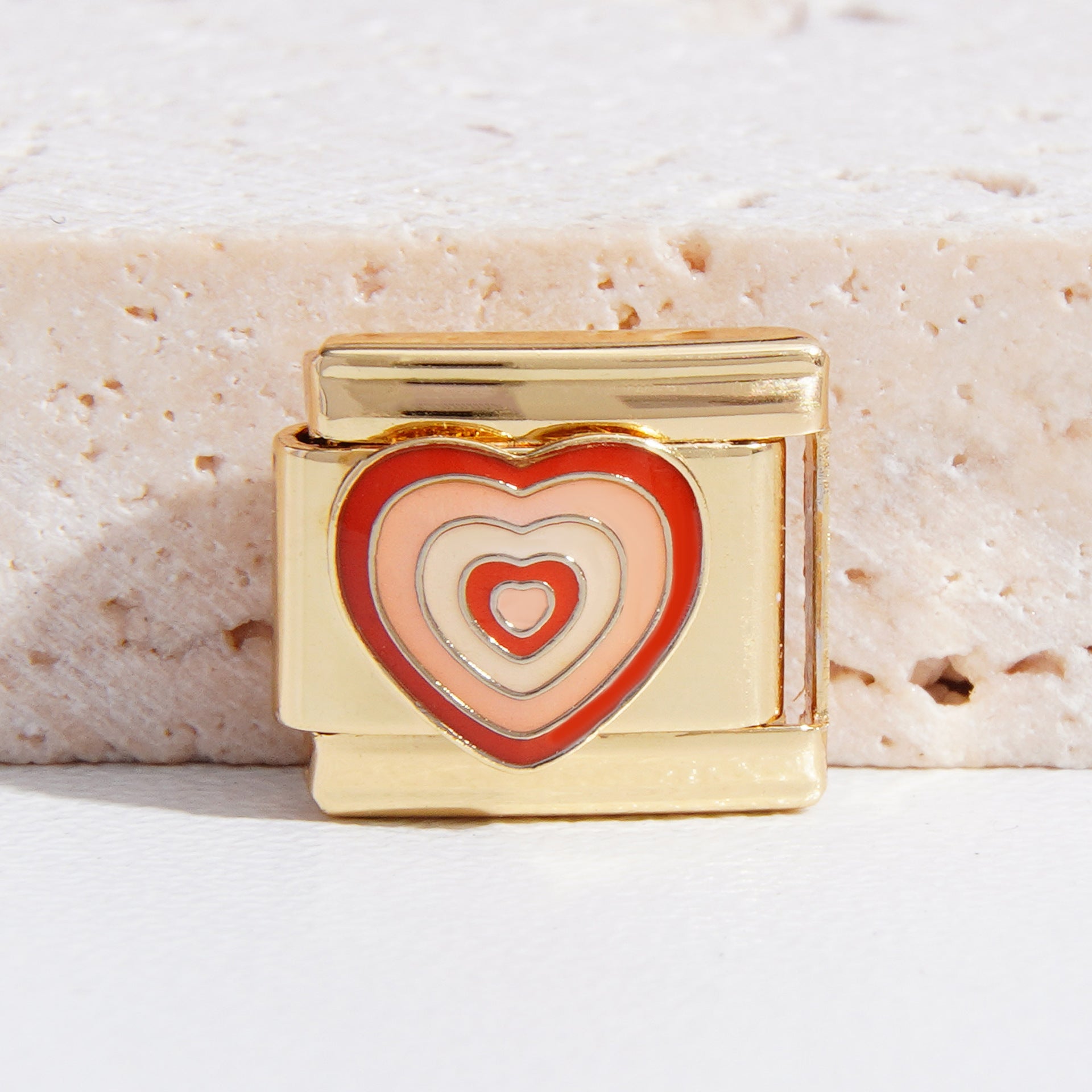 Wholesale Italian Charm Bracelet 9mm DIY Splicing Christmas Gold Titanium Steel Composable Bracelet