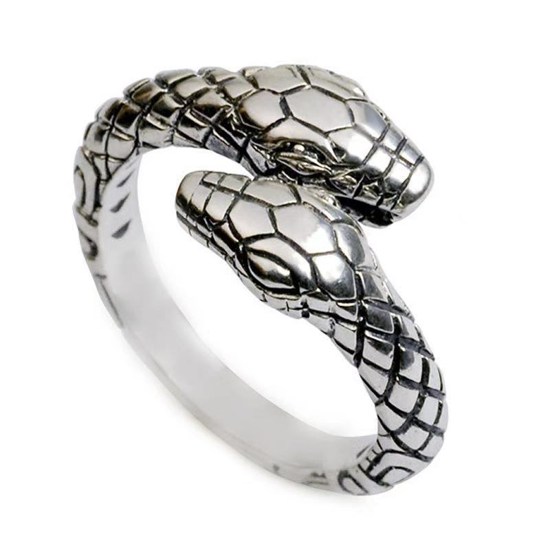 Wholesale Snake Shape Cool Vintage Open Ring ACC-RS-NaiHong002