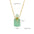Wholesale Light Luxury Natural Stone Aroma Bottle Pendant Stainless Steel Necklace