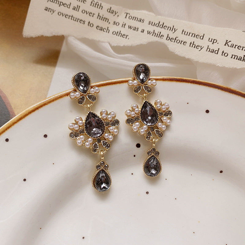 Wholesale Retro Tassel Drop-shaped Earrings