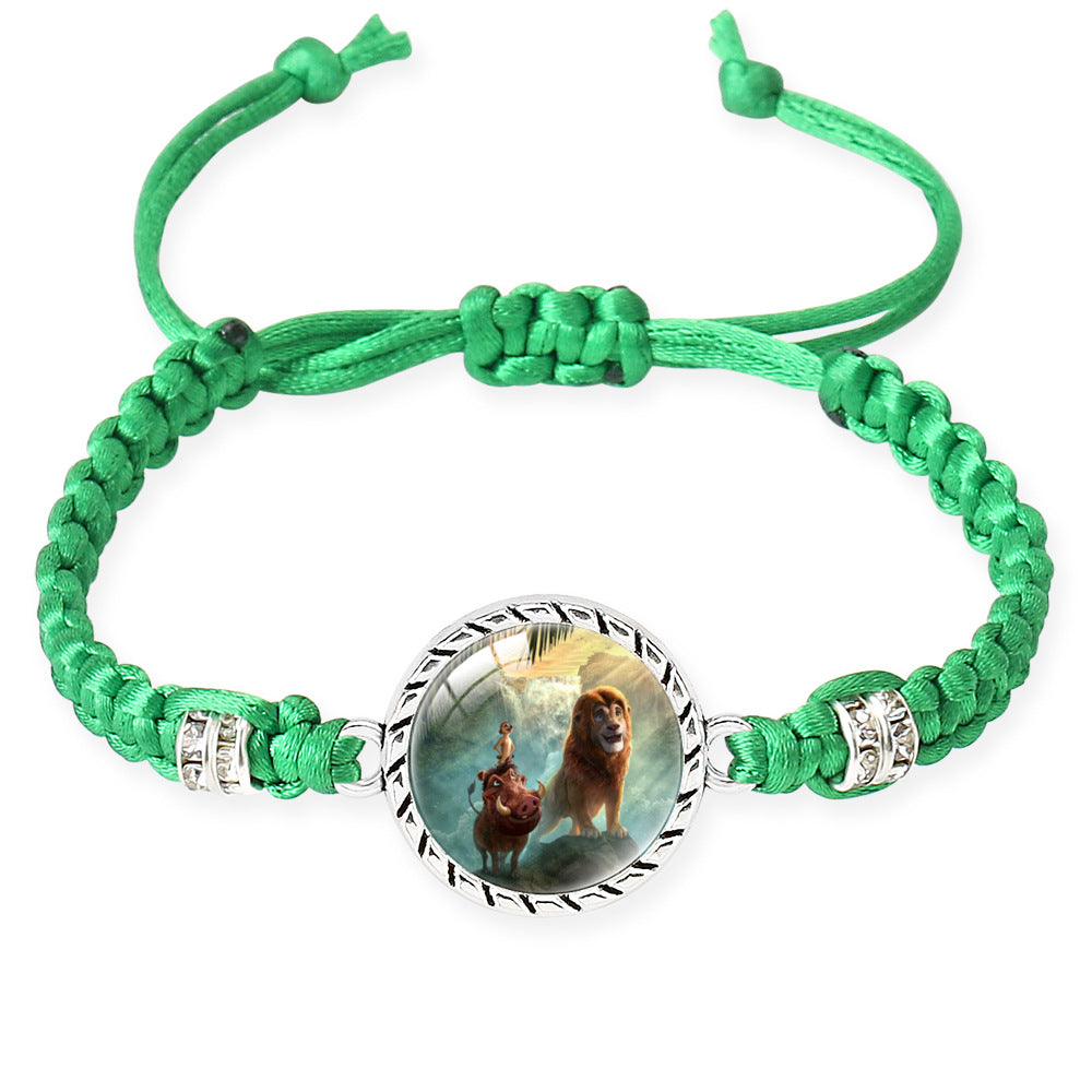 Wholesale Lion braid adjustable bracelet