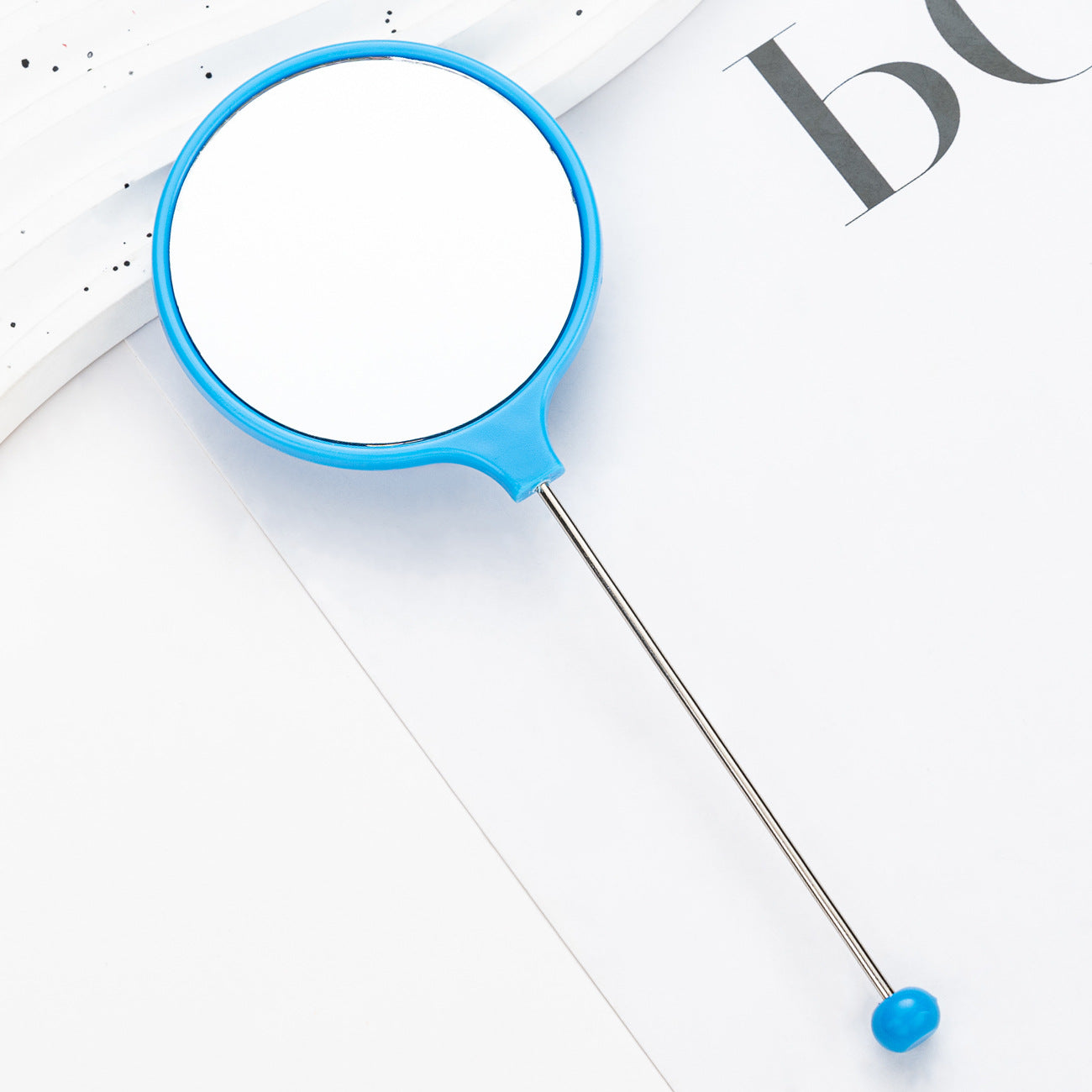 Wholesale DIY Beadable Handheld Mirrors Mini Round for DIY Beaded Crafts