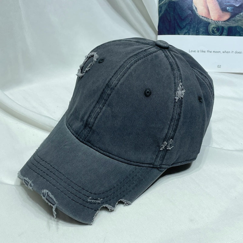 Wholesale  Solid Color Notched Baseball Hat