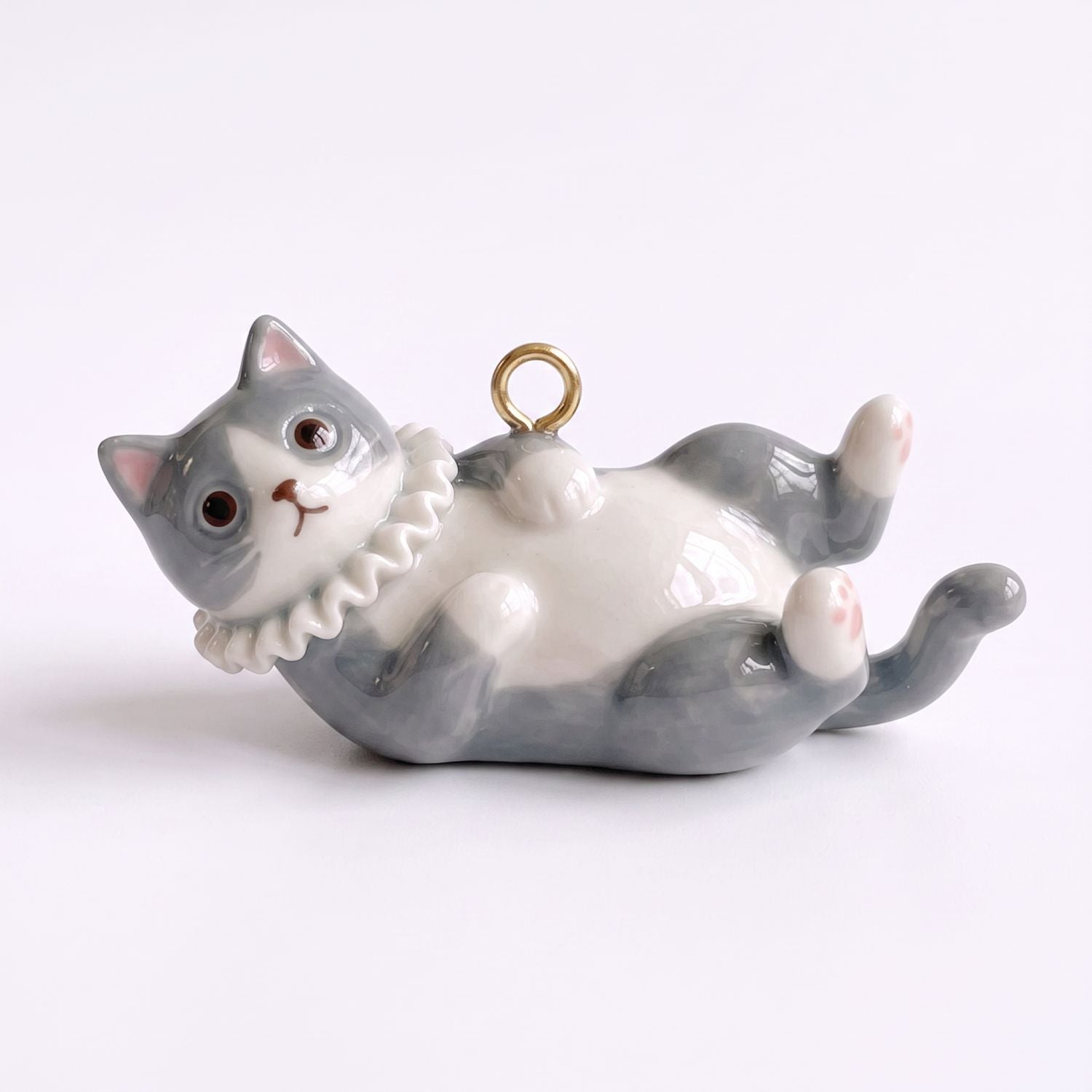 Wholesale Retro cute cat pendant lace f sleeping cat Siamese orange cat kitten pendant DIY necklace jewelry accessories